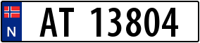 Truck License Plate